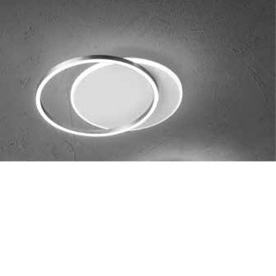 ZECH WL/PL 60W Nástěnné nebo stropní svítidlo, těleso hliník, povrch bílá mat + šedá, dif plast opál, LED 60W, 4200lm, teplá 3000K, stmív. TRIAC, Ra80, 230V, IP20, rozměry 675x65mm, svítí nahoru/dolů.