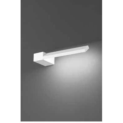 KOŠAU WL 14W CCT Nástěnné svítidlo, nast. směr svícení, hliník, bílá/černá, dif. plast opál, LED 14W, 1120lm, přepín. CCT teplá 3000K/neutr 4000K/denní 6000K, Ra80, 230V, IP20, rozměry 310x40x100mm.