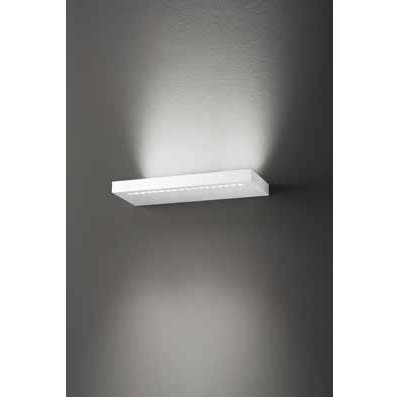 ZENIS WL 16W/22W/28W Nástěnné svítidlo, těleso hliník, povrch bílá mat, dif. plast opál, LED 16W/1280lm, 22W/1760lm, 28W/2240lm, teplá 3000K, Ra90, 230V, IP20, tř.1, rozměry dle typu, svítí nahoru/dolů.