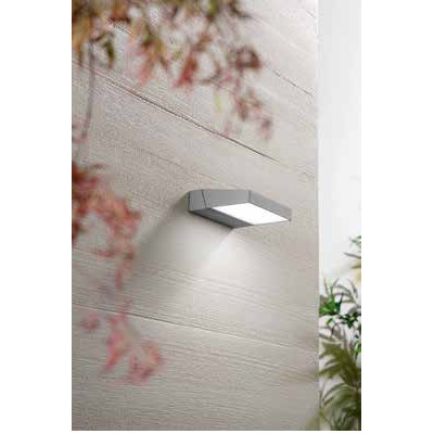ZERO WL 14W IP54 Nástěnné venkovní svítidllo, nast. směr svícení, těleso kov, povrch šedá, dif. plast opál, LED 14W, 1120lm, teplá 3000K, Ra80, 230V, IP54, tř.1, rozměry 150x50x160mm.