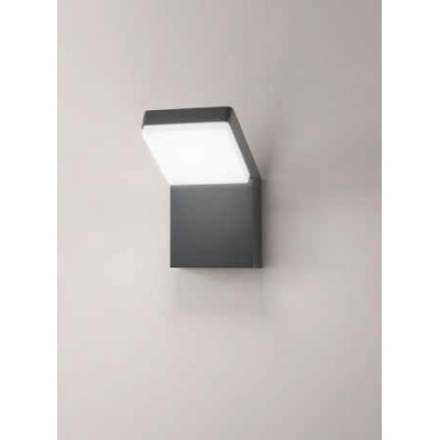 ADOS WL 20W CCT IP65 Nástěnné venkovní svítidlo, hliník, černá antracit/bílá, dif plast opál, LED 20W, 1600lm, CCT přepín teplota teplá 3000K-neutr 4000K-denní 6000K, Ra90, 230V, IP65, tř.1, rozměry 125x210x145mm, svítí dolů.