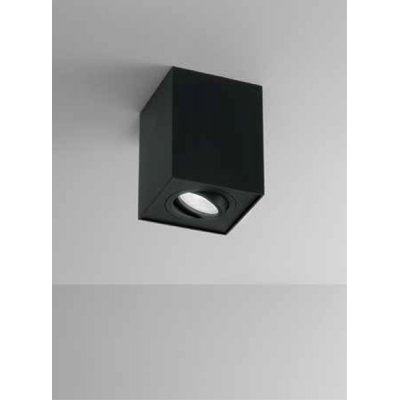 LIDOS SQ 1x35W GU10 Stropní bodové svítidlo, nastav. směr svícení +-30°, těleso kov, povrch bílá mat/černá mat, pro žárovku 1x35W, GU10, 230V, IP20, tř.1, rozměry 95x95x125mm.
