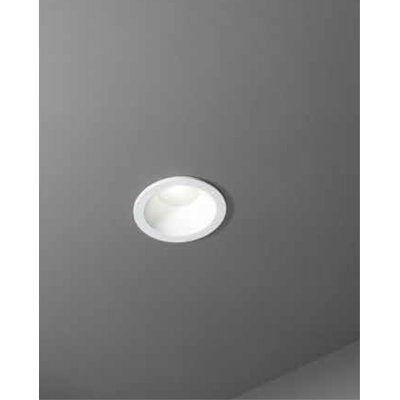 BARGTEH BI R 1x35W GU10 IP44 Podhledové bodové svítidlo, kruhové, těleso kov, povrch bílá, pro žárovku 1x35W, GU10, 230V, IP44, tř.1, rozměry d=90mm, h=45mm.