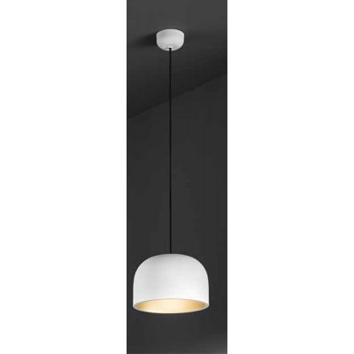 JAROS HL 1x40W E27 Závěsné svítidlo, těleso kov, povrch vnější zelená/bílá, vnitřní bílá, pro žárovku 1x40W, E27, 230V, IP20, tř.2, rozměry d=220mm, h=150mm, vč závěs kabelu l=2200mm, lze zkr.