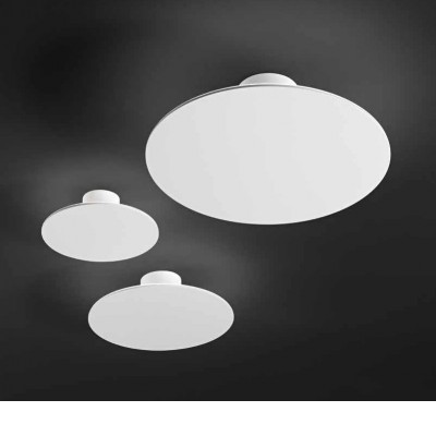 LOCI WL/PL 15W CCT Nástěnné nebo stropní svítidlo, těleso kov, povrch bílá, dif plast opál, LED 15W, 1911lm, přepín CCT teplá 3000K-neutr 4000K-denní 6000K, stmív, Ra80, 230V, IP20, tř.1, rozměry d=250mm, h=87mm.