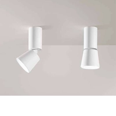 KRASA PL 10W Stropní bodové svítidlo, nast. směr svícení, základna kov, povrch černá/bílá, LED 10W, 900lm, teplá 3000K, vyzař. úhel 24°, Ra90, 230V, IP20, tř.1, rozměry d=70mm, h=150mm.