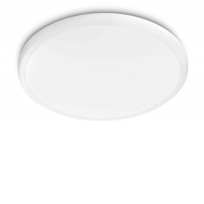 TWIRLY Stropní svítidlo, základna kov, rámeček bílá, difuzor plast mat, LED 12W, teplá 2700K, 810lmr, Ra80, 230V. IP20, tř.1, d=290mm, h=60mm