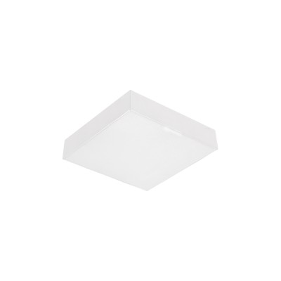 CANTO Stropní, čtvercové svítidlo, těleso plast bílá, difuzor plast opál, LED 6W/480lm, 10W/800lm, 16W/1200lm, 20W/1600lm, neutrální 4000K, Ra80, 230V, IP20, tř.2, rozměry dle typu.