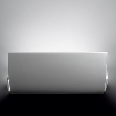 KIM 1 Nástěnné svítidlo, bílá, šedá, titanium, hliník/sklo, 1x5W, 1x10W, 1x13W, 1x40W, E27, G23, G24d-1, IP44