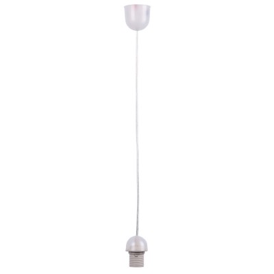 LIPON závěsný kabel s objímkou TRANSPARENT Závěsný kabel s objímkou, těleso plast transparent, pro žárovku 1x60W, E27, 230V, IP20, tř.1. rozměry závěsný kabel transparentní h=800mm, lze zkrátit