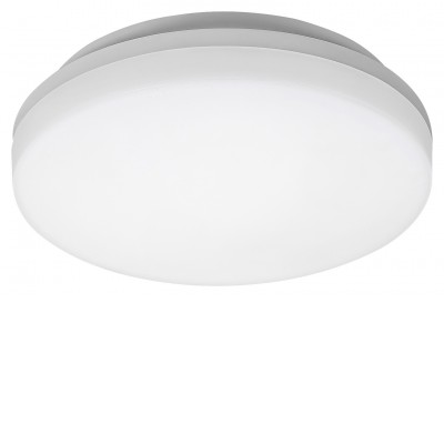 ZENON Stropní přisazené svítidlo, kruhové, těleso plast bílá, difuzor plast opál, LED 18W/1800lm, 24W/2400lm, nastav teplota přepínačem CCT teplá 3000K, neutr 4000K, denní 6000K, 230V, do koupelny IP54, tř.2, rozměry dle typu.