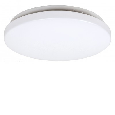 ROB stropní svítidlo LED 32W 4000K Stropní přisazené svítidlo, těleso kov, povrch bílá, difuzor plast opál, LED 32W, 2100lm, neutrální 4000K, 230V, IP20, tř.1. rozměry d=380mm.