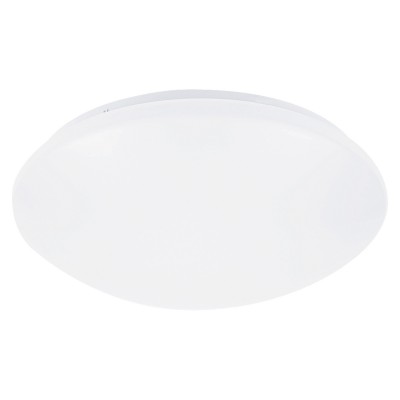 LUCAS 24W IP44 do koupelny Stropní svítidlo, základna kov, povrch lak bílá mat, difuzor plast opál, LED 1x24W, neutrál 4000K, 1560lm, 230V, do koupelny IP44, tř.1. rozměry d=380mm h=110mm