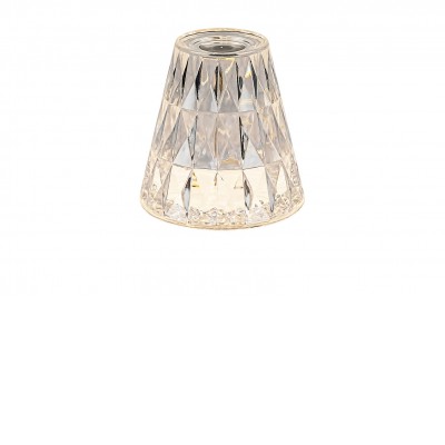 JUGLANS 2W, RGB, USB na baterie Stolní lampa na baterie, krycí sklo čiré, LED 2W, teplá 3000K, 40lm, RGB, IP20, tř.3, rozměry d=110mm, h=125mm, nabíjení pomoc USB kabelu.
