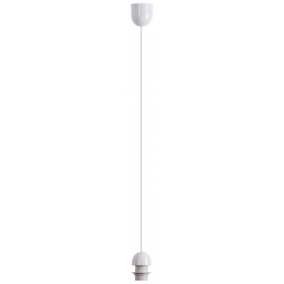 LIPON závěsný kabel s objímkou bílá Závěsný kabel s objímkou, těleso plast, povrch bílá, pro žárovku 1x60W, E27, 230V, IP20, tř.1. rozměry závěsný kabel h=800mm, lze zkrátit