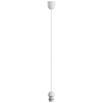 FIX závěsný kabel s objímkou bílá Závěsný kabel s objímkou, těleso plast, povrch bílá, pro žárovku 1x60W, E27, 230V, IP20, tř.1. rozměry závěsný kabel h=800mm, lze zkrátit