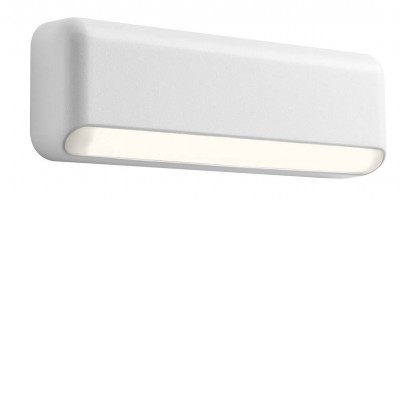 ESPERGARDE Nástěnné venkovní svítidlo, těleso kov a plast, povrch bílá, difuzor plast opál, LED 3W, 270lm, teplá 3000K, Ra80, 230V, IP65, rozměry 155x75x37mm.