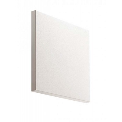 CANTHAR SQ 8W, IP65 Nástěnné venkovní svítidlo, nepřímé svícení, těleso plast bílá mat, dif plast opál, LED 8W, teplá 3000K, 680lm, 230V, IP65, tř.2, rozměry 150x150x58mm.