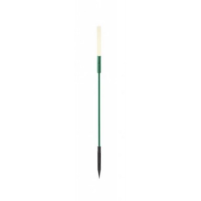 SCHULZER 1,5W, IP65 Sloupkové svítidlo, pro osvětlení záhonů s bodcem, těleso hliník, barva tmavě zelená, difuzor plast opál, LED 1,5W, teplá 3000K, 80lm, 230V, IP65, tř.3, rozměry d=18mm, h=990mm.