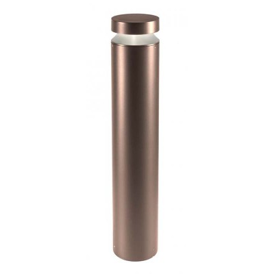 FAGINEA 24W, IP65, DALI Sloupkové venkovní svítidlo, těleso hliník, povrch rezivá, difuzor plast opál, LED 24W, teplá 3000K, 1706lm, stmívatelná DALI, Ra80, 230V, IP65, rozměry d=152mm, h=800mm.