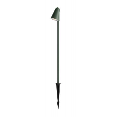 BELON FL 6,8W Sloupkové svítidlo, pro osvětlení záhonů s bodcem, těleso hliník, barva tm. zelená, krycí sklo čiré, LED 6,8W, 650lm, teplá 3000K, Ra80, 230V, IP65, tř.1, rozměry d=65mm, h=610mm, svítí dolů.
