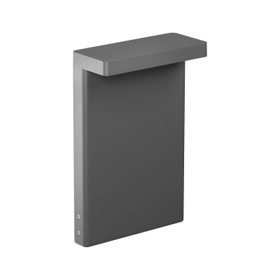 ALBEDO FL 15W CCT 24V Sloupkové svítidlo, těleso hliník, povrch tm. šedá, dif plast opál, LED 15W, 919lm-948lm, přepín CCT teplá 2700K-3000K, vyzař úhel 112°, Ra80, 24V, IP65, tř.3, rozměry 230x350x100mm, svítí dolů.
