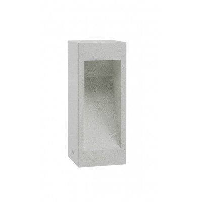APOHEL FL 10W IP65 Sloupkové venkovní svítidlo, těleso beton, povrch slonová kost, krycí sklo čiré, LED 10W, 1404lm, teplá 3000K, Ra80, 230V, IP65, tř.1, rozměry 120x120mm, h=600mm, svítí dolů.