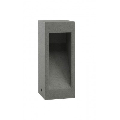 APOHEL FL 10W IP65 Sloupkové venkovní svítidlo, těleso beton, povrch tm. šedá, krycí sklo čiré, LED 10W, 1404lm, teplá 3000K, Ra80, 230V, IP65, tř.1, rozměry 120x120mm, h=300mm, svítí dolů.