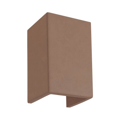 PERIHEL WL 2x6W IP54 Nástěnné venkovní svítidlo, těleso beton, povrch hliněná, LED 2x6W, 774lm, teplá 3000K, vyzař. úhel 0°/90°, Ra80, 230V, IP54, tř.1, rozměry 120x200x112mm, svítí nahoru/dolů.