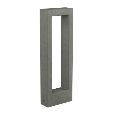 LENAST FL 10W Sloupkové venkovní svítidlo, těleso beton, povrch tm. šedá, krycí sklo čiré, LED 10W, 1404lm, teplá 3000K, Ra80, 230V, IP65, tř.1, rozměry 200x80mm, h=600mm.