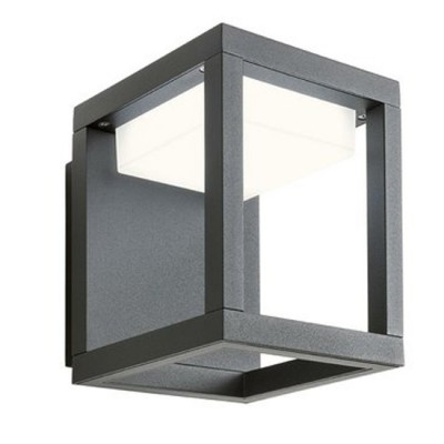 MARIBO I, LED 11W, IP54 Nástěnné venkovní svítidlo, těleso kov, povrch černá mat, difuzor plast opál, LED 10W, 1300lm, teplá 3000K, Ra85, 230V, IP54, tř.1, rozměry 130x154x168mm.