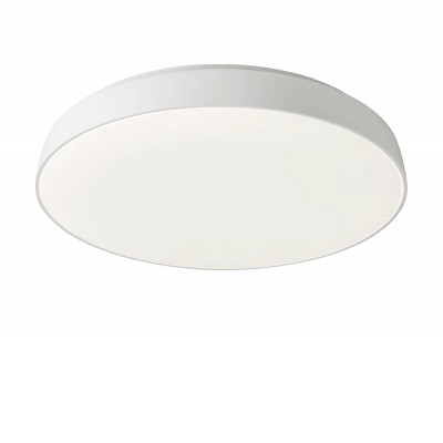 ERIE LED Stropní přisazené svítidlo, těleso kov, povrch černá mat, nebo bílá mat, difuzor plast, opál, LED 1X24W/50W, teplá 3000K, Ra80, 230V, IP20, tř.1, rozměry dle typu