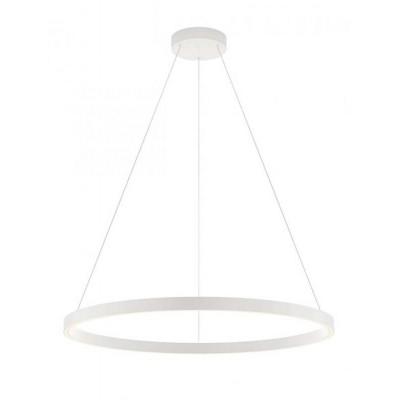 CLYPE R HL 75W Závěsné svítidlo, těleso kov, povrch bílá mat, LED 75W, teplá 3000K, 4875lm, stmív. STEP, Ra80, 230V, IP20, tř.1, rozměry d=1200mm, vč závěs lanka l=2000mm, lze zkrátit.