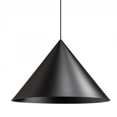FOMITI 1x42W, E27 Závěsné svítidlo, těleso kov, povrch černá mat, pro žárovku 1X42W, E27, 230V, IP20, tř.2, rozměry d=550mm, h=340mm, vč závěs kabelu l=1460mm, lze zkrátit.