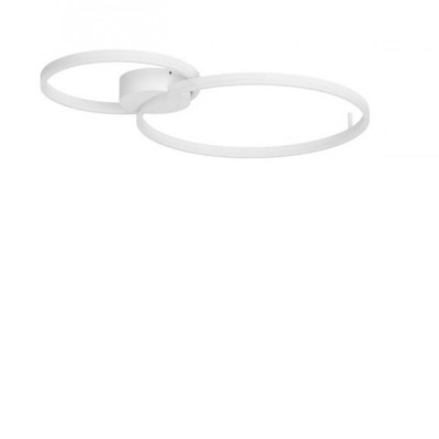 CIRCULUM WL D 63W, TRIAC, CCT Stropní svítidlo, těleso hliník, povrch bílá mat, difuzor plast opál, LED 62W, nastav. teplota CCT teplá 3000K-neutrální 4000K, 5632lm, Ra80, stmív. TRIAC, 230V, IP20, rozměry d=400mm+600mm, l=875mm.