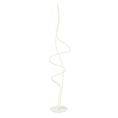 BRUGE FL 26W TRIAC Stojací lampa, základna hliník, povrch bílá, dif plast opál, LED 26W, 2520lm, teplá 3000K, stmív. TRIAC, Ra80, 230V, IP20, tř.2, rozměry d=330mm, h=1600mm, vč. vypínač na kabelu.