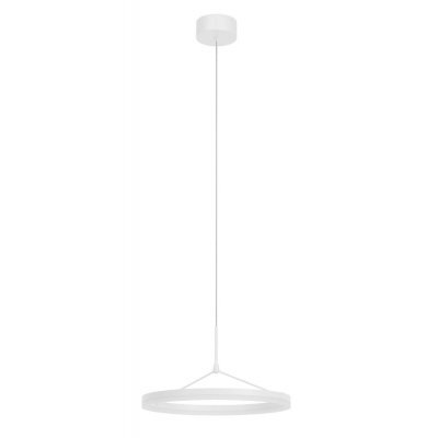 CIRCULUM HL 48W TRIAC Závěsné svítidlo, těleso hliník, povrch bílá, difuzor plast opál, LED 48W, 4320lm, stmívatelné TRIAC, Ra80, 230V, IP20, rozměry d=800mm, h=380mm, vč závěs kabelu l=3000mm, lze zkrátit.