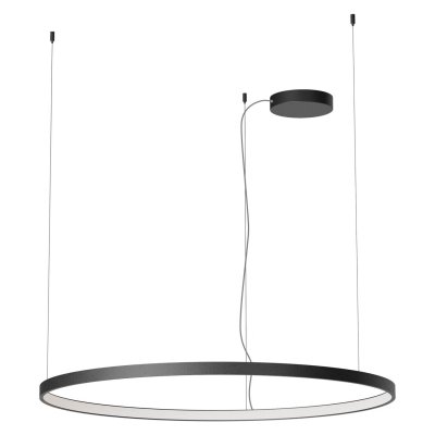 LEVERI HL R 40W/58W/75W DALI/TRIAC CCT Závěsné svítidlo, těleso hliník, povrch bílá/černá/stříbrno-kávová/kouřový nikl, LED 40W/58W/75W, přepín. CCT teplá 2700K-neutr 4000K, stmív. DALI/TRIAC dle typu, Ra90, 230V, IP20, tř.1, rozměry dle typu.
