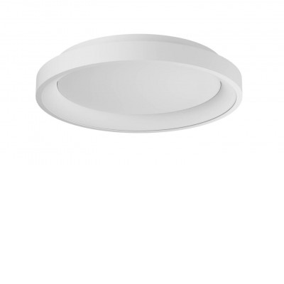 VENOSA 30W, STEP, CCT Stropní přisazené svítidlo, těleso hliník, povrch bílá, LED 30W, 1762lm-1780lm, přepín. CCT teplá 3000K-neutr 4000K, stmív. STEP, Ra90, 230V, IP20, tř.2, rozměry d=380mm.