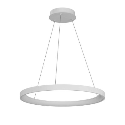 VENOSA HL 50W, STEP, CCT Závěsné svítidlo, těleso hliník, povrch bílá, LED 50W, 2860lm-2892lm, přepín. CCT teplá 3000K-neutr 4000K, stmív. STEP, Ra90, 230V, IP20, tř.2, rozměry d=580mm, vč závěs lanka l=1500mm, lze zkr.