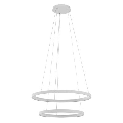 VENOSA HL 80W, STEP, CCT Závěsné svítidlo, těleso hliník, povrch bílá, LED 80W, 4823lm-4858lm, přepín. CCT teplá 3000K-neutr 4000K, stmív. STEP, Ra90, 230V, IP20, tř.2, rozměry 380+580mm, vč. závěs lanka l=1500mm, lze zkr.