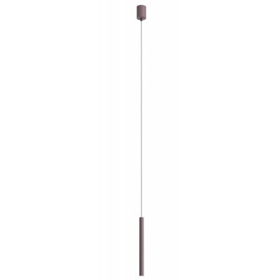 POLU HL 6,2W Závěsné bodové svítidlo, základna hliník, povrch hnědá-kávová, LED 6,2W, teplá 2700K, 481lm, 230V, IP20, d=25mm, h=550mm, vč. závěs. kabelu l=1500mm, lze zkrátit.