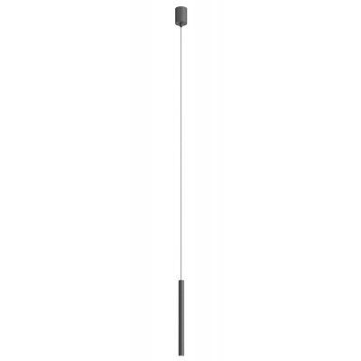POLU HL 6,2W Závěsné bodové svítidlo, základna hliník, povrch černá, LED 6,2W, teplá 2700K, 481lm, 230V, IP20, d=25mm, h=350mm, vč. závěs. kabelu l=1500mm, lze zkrátit.