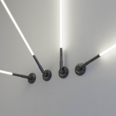 BOS 45W/90W IP65 Lineární osvětlovací systém z flexibilního LED pásku se silikonovým difuzorem, základna pro uchycení hliník, povrch černá/bílá, LED 45W/90W, teplá 2700K/3000K/neutrální 4000K, Ra90, 48V, IP65, tř.3, rozměry d=13mm, délka l=5m/10m.