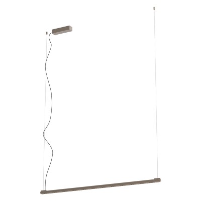 BELOS HL 36W TRIAC Závěsné svítidlo, hliník, povrch stříbrnokávový, LED 36W, 3647lm, teplá 2700K, stmív. TRIAC, Ra90, 230V, IP20, tř.1, rozměry d=25mm, š=1200mm, vč. záv. kabelu l=2071,5mm, lze zkr.