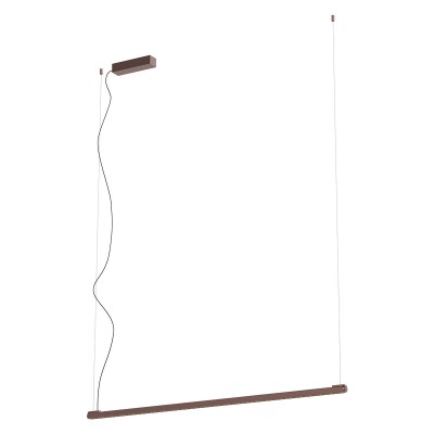 BELOS HL 41W TRIAC Závěsné svítidlo, hliník, povrch hnědý, LED 41W, 3977lm, teplá 2700K, stmív. TRIAC, Ra90, 230V, IP20, tř.1, rozměry d=25mm, š=1460mm, vč. záv. kabelu l=2071,5mm, lze zkr.