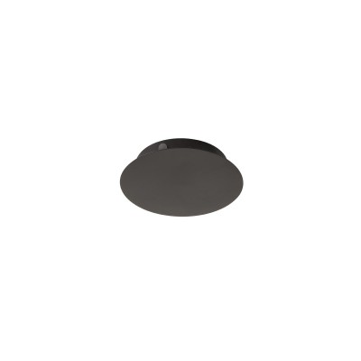 MODERN R3 Stropní rozbočovací krytka pro 3 kabely, pro napájení svítidel, těleso kov, černá mat, nebo bílá mat, rozměry vnější průměr 150mm, vnitřní 110mm