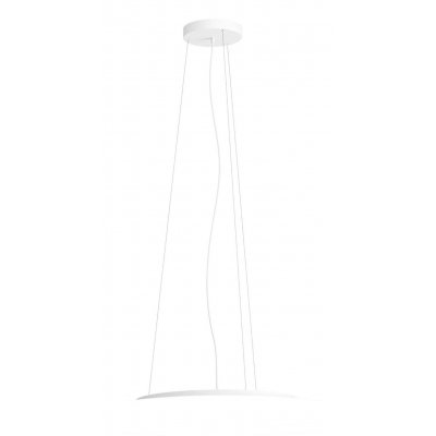 HULST závěsná sada Závěsná sada pro svítidlo, základna kov, povrch bílá, 3 lanka, rozměry d=385mm, délka závěsu max 3000mm a 2500mm.