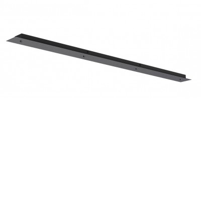 CAPSETA R4 Stropní krytka pro 4 kabely, pro napájení svítidel, těleso kov, povrch bílá, chrom, nebo černá, 230V, tř.1, rozměry 1150x80xx25mm , průměr otvoru pro kabel je 7mm