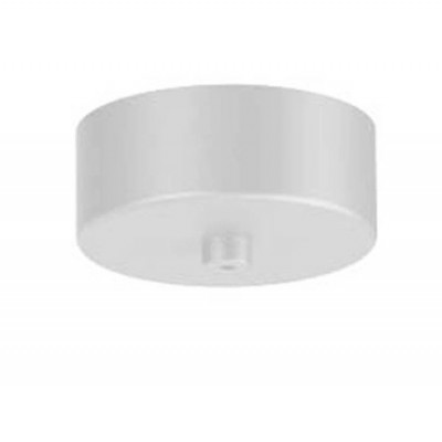 ARUTICA R1 SMALL Stropní krytka pro 1 kabel, pro napájení svítidel, těleso kov, povrch bílá, 230V, tř.1, rozměry d=80mm, h=31mm, průměr otvoru pro kabel je 4,5mm